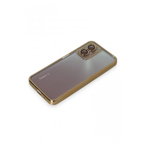 Newface Xiaomi Redmi 10 5G Kılıf Razer Lensli Silikon - Gold Newface Xiaomi Redmi 10 5G Kılıf Razer Lensli Silikon - Gold