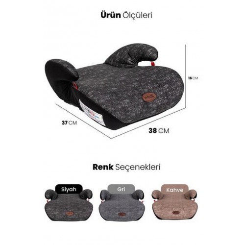 BEBEK KOLTUK YÜKSELTİCİ BODSTER SİYAH YAŞ GRUP II-III/15-36 KG BEBEK KOLTUK YÜKSELTİCİ BODSTER SİYAH YAŞ GRUP II-III/15-36 KG