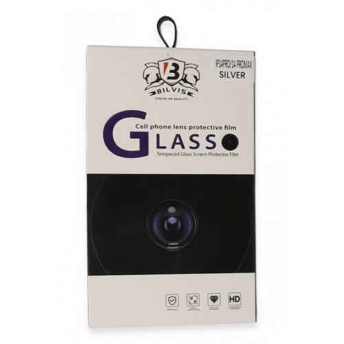 Newface iPhone 14 Pro Bilvis Titan Kamera Lens - Gümüş Newface iPhone 14 Pro Bilvis Titan Kamera Lens - Gümüş