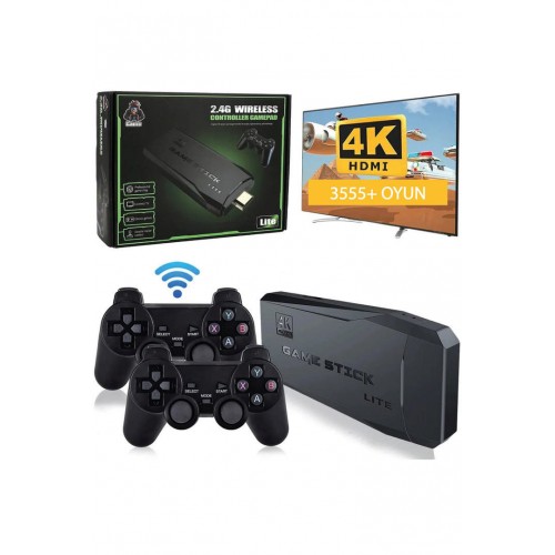 Newface M8 64GB Dual Pad 4K Game Stick - Siyah Newface M8 64GB Dual Pad 4K Game Stick - Siyah