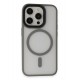 Newface iPhone 15 Kılıf Trex Magneticsafe Kapak - Gri Newface iPhone 15 Kılıf Trex Magneticsafe Kapak - Gri