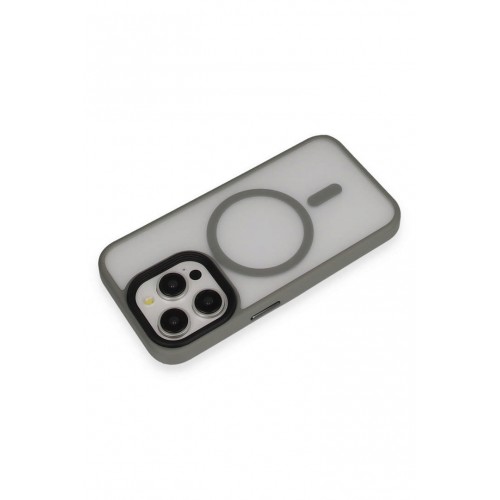 Newface iPhone 15 Kılıf Trex Magneticsafe Kapak - Gri Newface iPhone 15 Kılıf Trex Magneticsafe Kapak - Gri