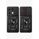 Newface Xiaomi Redmi Note 13 Kılıf Pars Lens Yüzüklü Silikon - Siyah