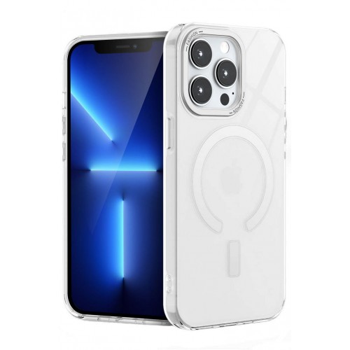 Newface iPhone 13 Pro Max Kılıf Troy Magsafe Kapak - Beyaz Newface iPhone 13 Pro Max Kılıf Troy Magsafe Kapak - Beyaz