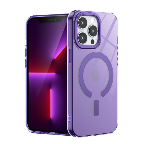 Newface iPhone 13 Pro Max Kılıf Troy Magsafe Kapak - Mor Newface iPhone 13 Pro Max Kılıf Troy Magsafe Kapak - Mor