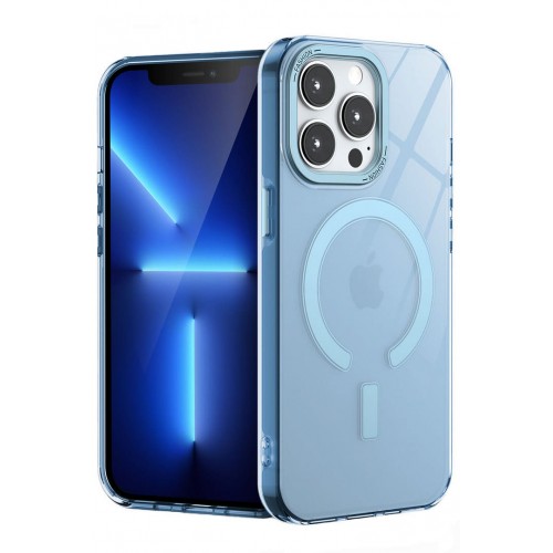 Newface iPhone 13 Pro Max Kılıf Troy Magsafe Kapak - Mavi Newface iPhone 13 Pro Max Kılıf Troy Magsafe Kapak - Mavi