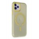 Newface iPhone 11 Pro Kılıf Troy Magsafe Kapak - Sarı Newface iPhone 11 Pro Kılıf Troy Magsafe Kapak - Sarı