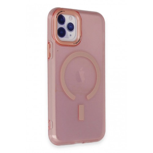 Newface iPhone 11 Pro Max Kılıf Troy Magsafe Kapak - Pembe Newface iPhone 11 Pro Max Kılıf Troy Magsafe Kapak - Pembe