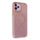Newface iPhone 11 Pro Max Kılıf Troy Magsafe Kapak - Pembe Newface iPhone 11 Pro Max Kılıf Troy Magsafe Kapak - Pembe