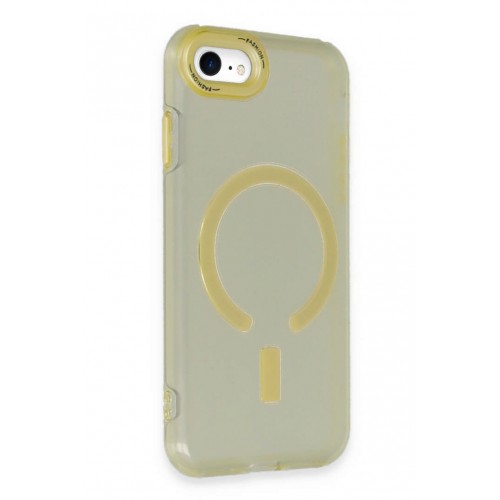 Newface iPhone SE 2020 Kılıf Troy Magsafe Kapak - Sarı Newface iPhone SE 2020 Kılıf Troy Magsafe Kapak - Sarı