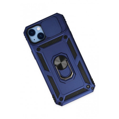 Newface iPhone 14 Plus Kılıf Pars Lens Yüzüklü Silikon - Lacivert Newface iPhone 14 Plus Kılıf Pars Lens Yüzüklü Silikon - Lacivert