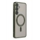 Newface Samsung Galaxy S24 Kılıf Kross Magneticsafe Kapak - Koyu Yeşil Newface Samsung Galaxy S24 Kılıf Kross Magneticsafe Kapak - Koyu Yeşil