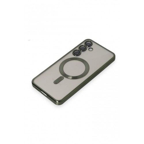 Newface Samsung Galaxy S24 Kılıf Kross Magneticsafe Kapak - Koyu Yeşil Newface Samsung Galaxy S24 Kılıf Kross Magneticsafe Kapak - Koyu Yeşil