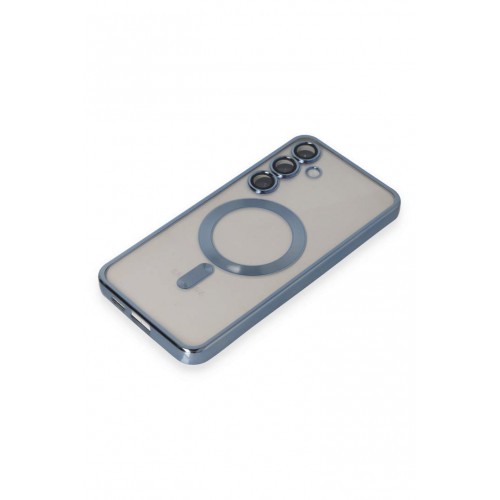 Newface Samsung Galaxy S24 Kılıf Kross Magneticsafe Kapak - Sierra Blue Newface Samsung Galaxy S24 Kılıf Kross Magneticsafe Kapak - Sierra Blue