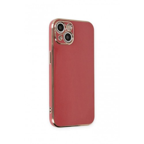 Newface iPhone 15 Kılıf Volet Silikon - Kırmızı Newface iPhone 15 Kılıf Volet Silikon - Kırmızı
