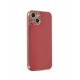 Newface iPhone 15 Kılıf Volet Silikon - Kırmızı Newface iPhone 15 Kılıf Volet Silikon - Kırmızı