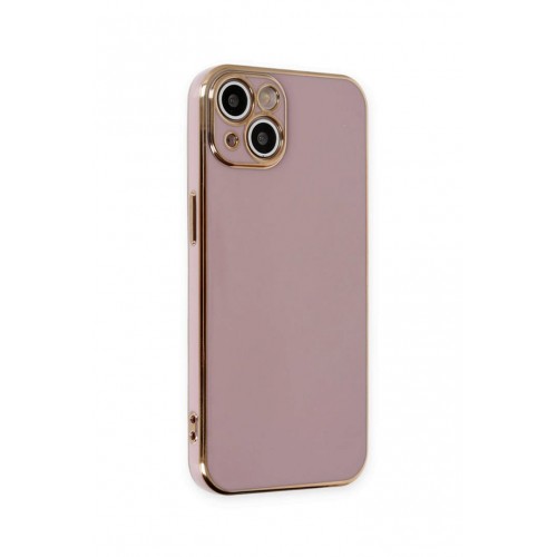 Newface iPhone 15 Kılıf Volet Silikon - Mor Newface iPhone 15 Kılıf Volet Silikon - Mor