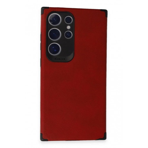 Newface Samsung Galaxy S24 Ultra Kılıf Loop Deri Silikon - Kırmızı Newface Samsung Galaxy S24 Ultra Kılıf Loop Deri Silikon - Kırmızı