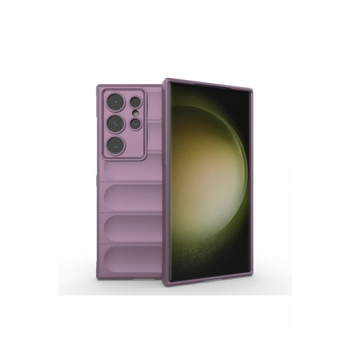 Newface Samsung Galaxy S24 Ultra Kılıf Optimum Silikon - Mor Newface Samsung Galaxy S24 Ultra Kılıf Optimum Silikon - Mor