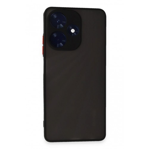 Newface İnfinix Hot 30 4G Kılıf Montreal Silikon Kapak - Siyah