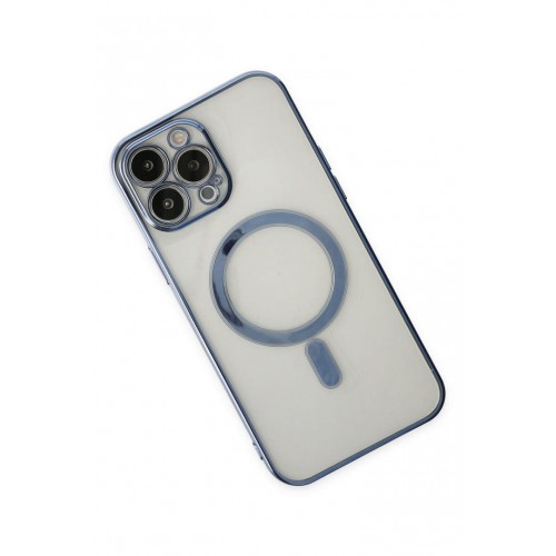 Newface iPhone 14 Pro Max Kılıf Magneticsafe Lazer Silikon - Sierra Blue Newface iPhone 14 Pro Max Kılıf Magneticsafe Lazer Silikon - Sierra Blue