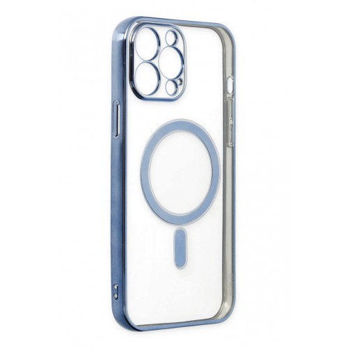 Newface iPhone 14 Pro Max Kılıf Magneticsafe Lazer Silikon - Sierra Blue Newface iPhone 14 Pro Max Kılıf Magneticsafe Lazer Silikon - Sierra Blue