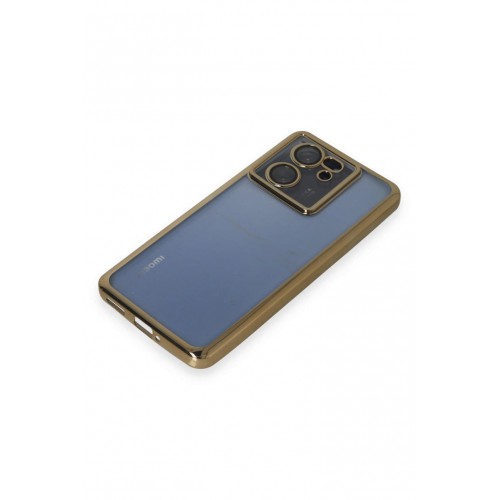 Newface Xiaomi Mi 13T Kılıf Razer Lensli Silikon - Gold Newface Xiaomi Mi 13T Kılıf Razer Lensli Silikon - Gold