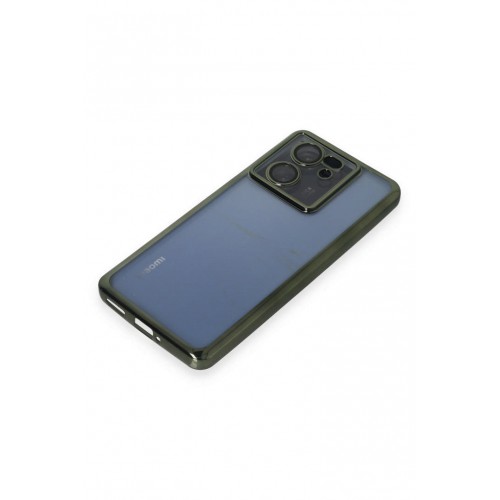 Newface Xiaomi Mi 13T Pro Kılıf Razer Lensli Silikon - Yeşil Newface Xiaomi Mi 13T Pro Kılıf Razer Lensli Silikon - Yeşil