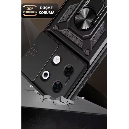 Newface İnfinix Zero 30 5G Kılıf Pars Lens Yüzüklü Silikon - Siyah Newface İnfinix Zero 30 5G Kılıf Pars Lens Yüzüklü Silikon - Siyah