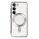 Newface Samsung Galaxy S24 Kılıf Kross Magneticsafe Kapak - Gümüş Newface Samsung Galaxy S24 Kılıf Kross Magneticsafe Kapak - Gümüş