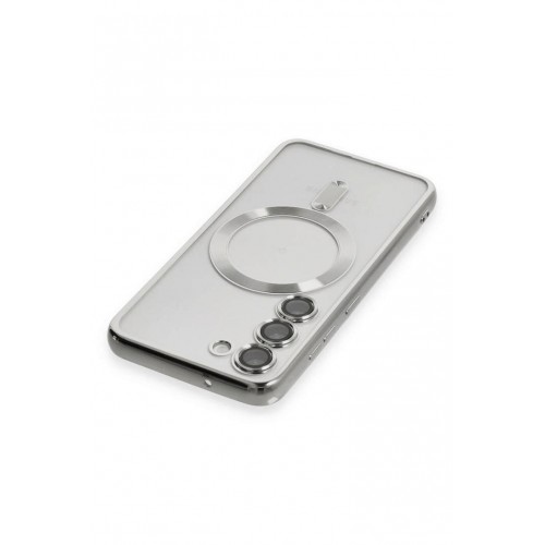 Newface Samsung Galaxy S24 Kılıf Kross Magneticsafe Kapak - Gümüş Newface Samsung Galaxy S24 Kılıf Kross Magneticsafe Kapak - Gümüş