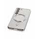 Newface Samsung Galaxy S24 Kılıf Kross Magneticsafe Kapak - Gümüş Newface Samsung Galaxy S24 Kılıf Kross Magneticsafe Kapak - Gümüş