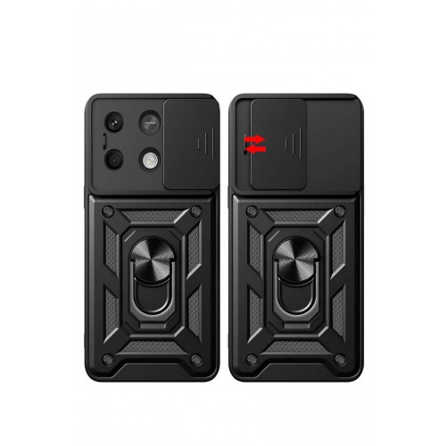 Newface Xiaomi Redmi Note 13 5G Kılıf Pars Lens Yüzüklü Silikon - Siyah Newface Xiaomi Redmi Note 13 5G Kılıf Pars Lens Yüzüklü Silikon - Siyah