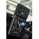 Newface Xiaomi Redmi Note 13 5G Kılıf Pars Lens Yüzüklü Silikon - Yeşil