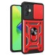Newface İnfinix Hot 30 4G Kılıf Pars Lens Yüzüklü Silikon - Kırmızı Newface İnfinix Hot 30 4G Kılıf Pars Lens Yüzüklü Silikon - Kırmızı