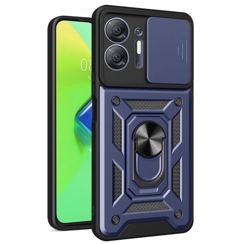 Newface İnfinix Hot 30 5G Kılıf Pars Lens Yüzüklü Silikon - Lacivert Newface İnfinix Hot 30 5G Kılıf Pars Lens Yüzüklü Silikon - Lacivert