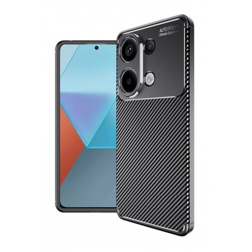 Newface Xiaomi Poco M6 Pro 4G Kılıf Focus Karbon Silikon - Siyah Newface Xiaomi Poco M6 Pro 4G Kılıf Focus Karbon Silikon - Siyah