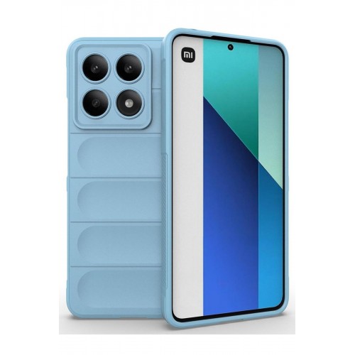 Newface Xiaomi Poco X6 Pro Kılıf Optimum Silikon - Sky Blue Newface Xiaomi Poco X6 Pro Kılıf Optimum Silikon - Sky Blue