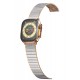 Newface Apple Watch Ultra 49mm Made Metal Kordon - Gümüş-Rose Gold
