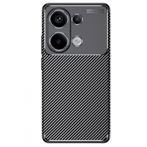 Newface Xiaomi Redmi Note 13 Pro 4G Kılıf Focus Karbon Silikon - Siyah Newface Xiaomi Redmi Note 13 Pro 4G Kılıf Focus Karbon Silikon - Siyah