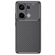 Newface Xiaomi Redmi Note 13 Pro 4G Kılıf Focus Karbon Silikon - Siyah