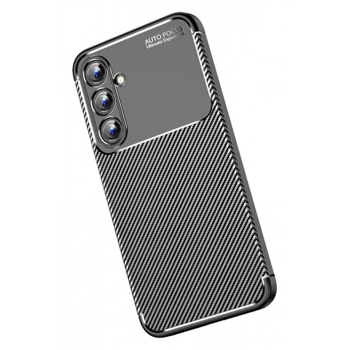 Newface Samsung Galaxy A15 4G Kılıf Focus Karbon Silikon - Siyah Newface Samsung Galaxy A15 4G Kılıf Focus Karbon Silikon - Siyah