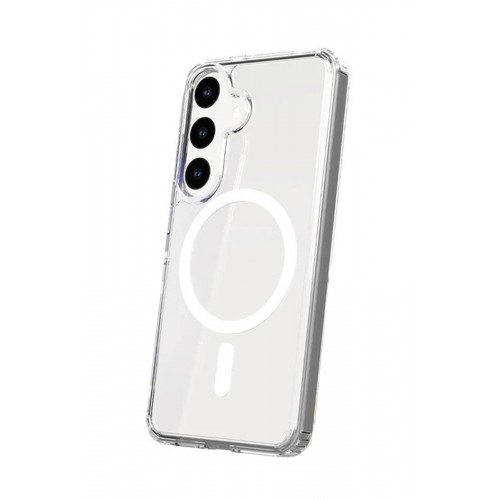 Newface Samsung Galaxy S24 Kılıf Magneticsafe Şeffaf Silikon - Şeffaf Newface Samsung Galaxy S24 Kılıf Magneticsafe Şeffaf Silikon - Şeffaf