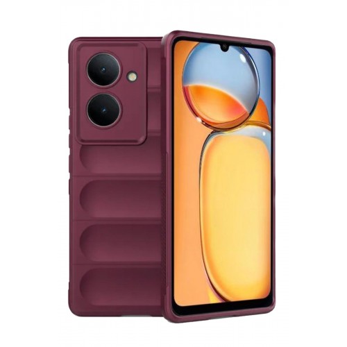 Newface Xiaomi Redmi 13C Kılıf Optimum Silikon - Bordo Newface Xiaomi Redmi 13C Kılıf Optimum Silikon - Bordo