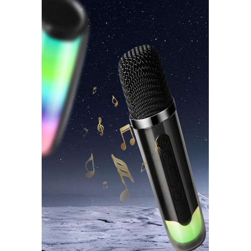 Newface Pluse 7 Mikrofonlu RGB Kablosuz Hoparlör - Beyaz Newface Pluse 7 Mikrofonlu RGB Kablosuz Hoparlör - Beyaz