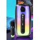 Newface Pluse 7 Mikrofonlu RGB Kablosuz Hoparlör - Beyaz