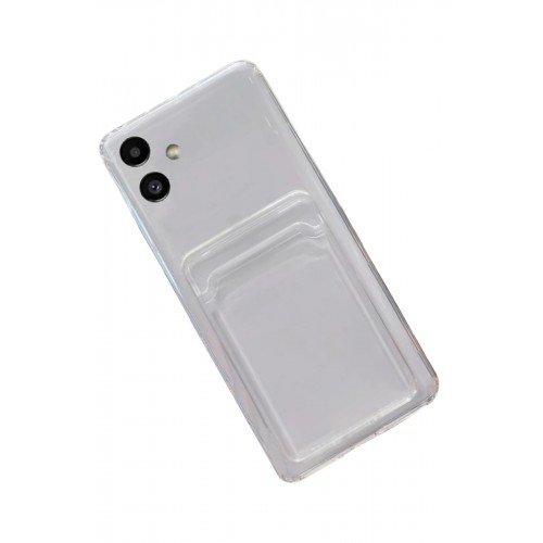 Newface Samsung Galaxy A05 Kılıf Kart Şeffaf Silikon - Şeffaf Newface Samsung Galaxy A05 Kılıf Kart Şeffaf Silikon - Şeffaf