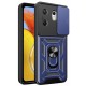 Newface İnfinix Zero 30 4G Kılıf Pars Lens Yüzüklü Silikon - Lacivert