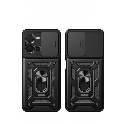Newface Vivo Y36 Kılıf Pars Lens Yüzüklü Silikon - Kırmızı Newface Vivo Y36 Kılıf Pars Lens Yüzüklü Silikon - Kırmızı
