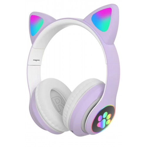 Karler Bass STN28 Kablosuz Kedi Kulaklık - Lila Karler Bass STN28 Kablosuz Kedi Kulaklık - Lila